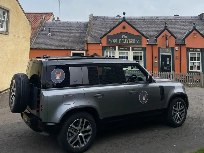 Arrival at Edinburgh